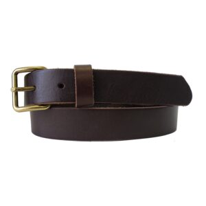 Brown Vachetta Leather Women's Belt, Full Grain, Handmade
