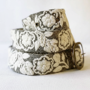 Two-Tone Belt | Heather-Cream